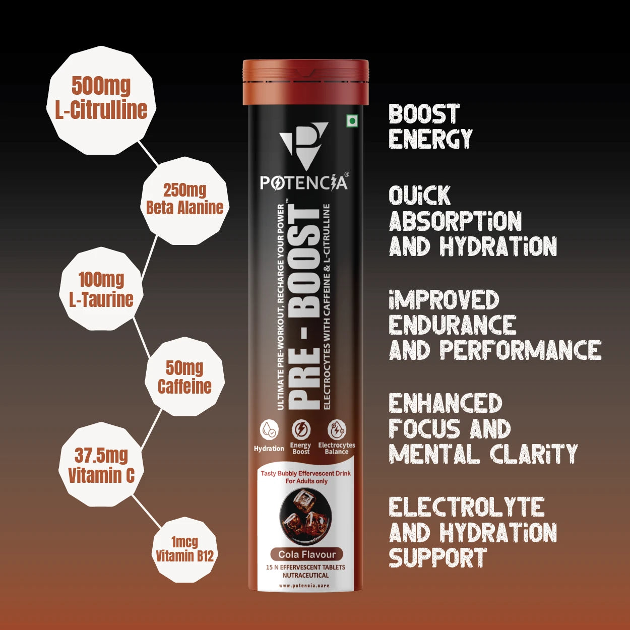 Pack of 9 Pre-Boost Cola