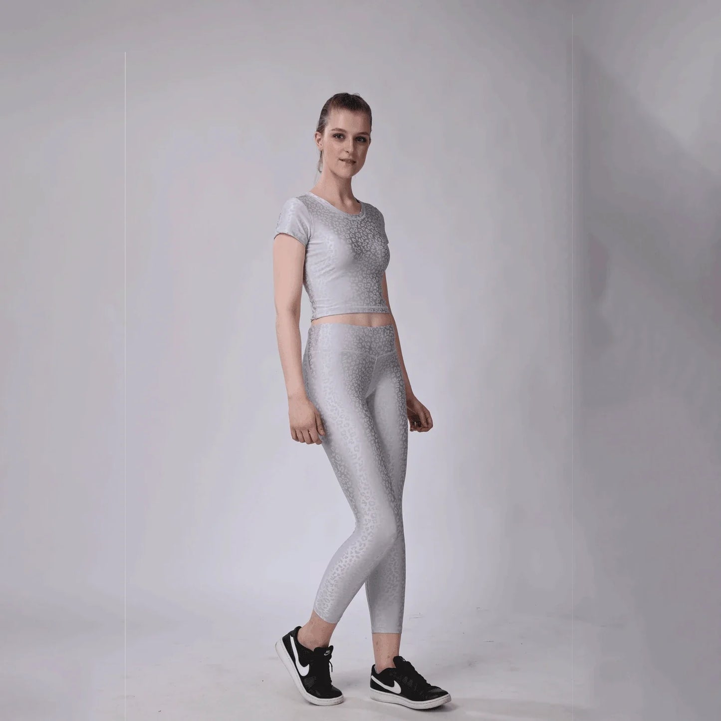 Dynamic Leopard Anti-Moisture Special Edition Crop Top & Tighty