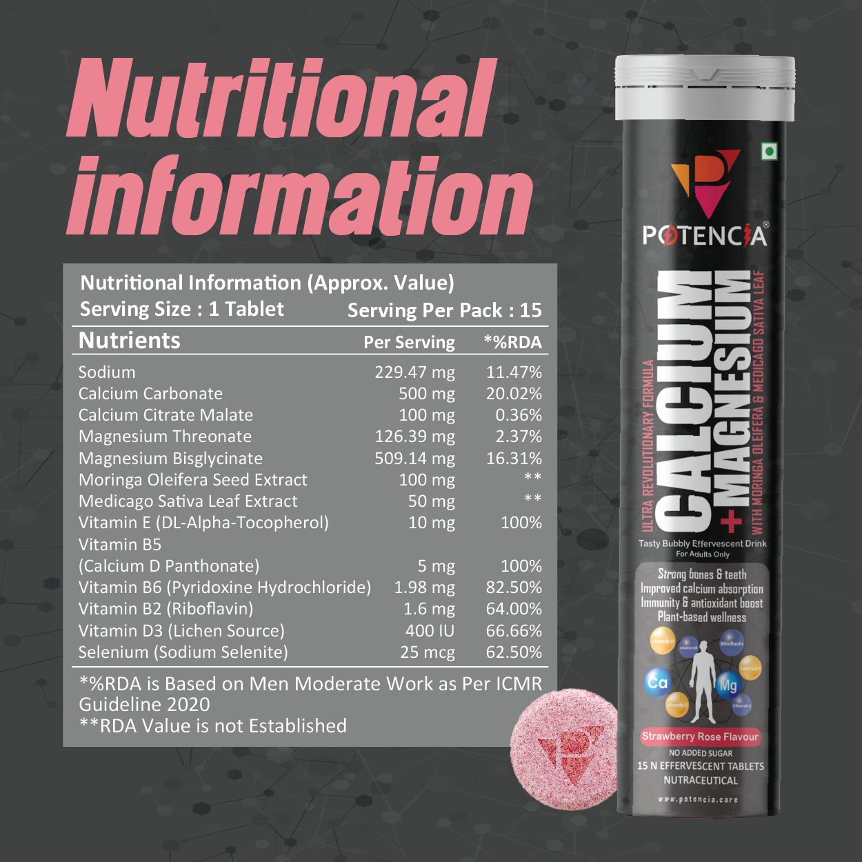 Calcium + Magnesium