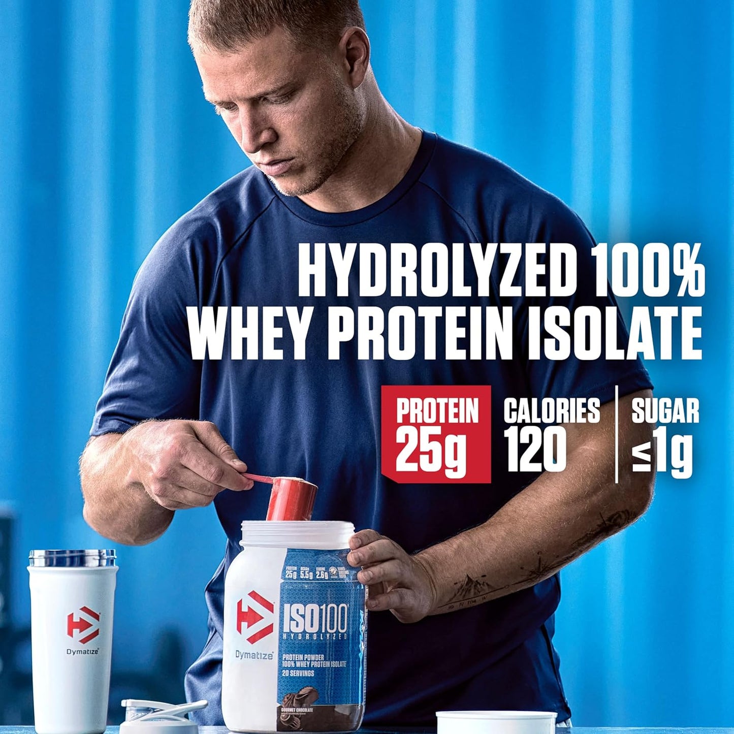 Dymatize Nutrition ISO100 Hydrolyzed Whey Protein Isolate