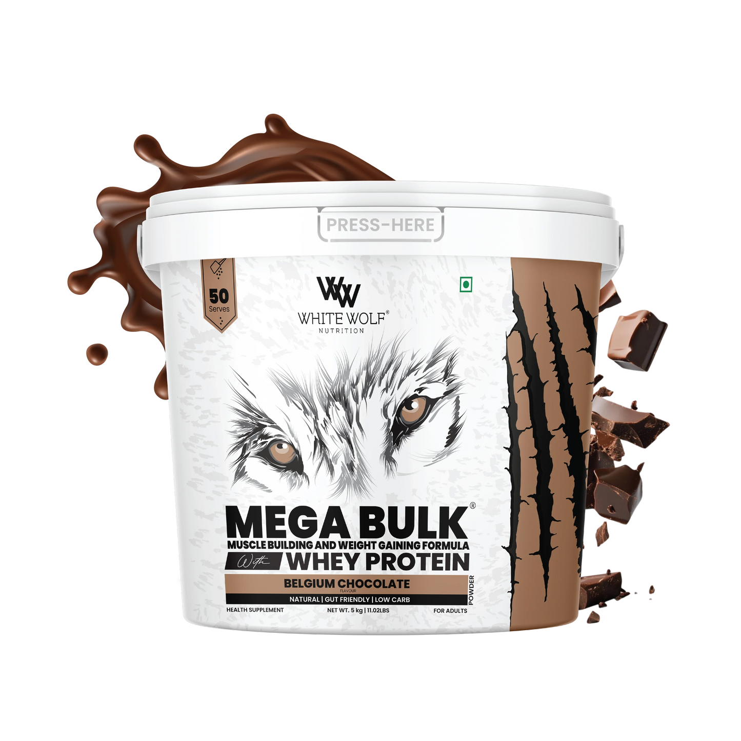 Mega Bulk Mass Gainer With Whey Protein
