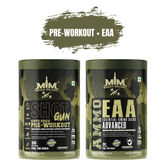 Muscle Military PRE-WORKOUT SHOTGUN +AMMO EAA COMBO