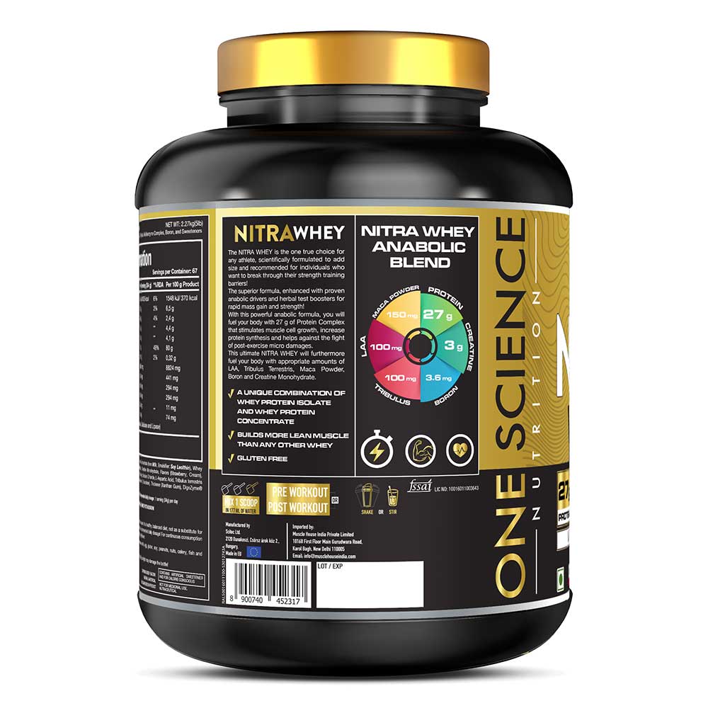 One Science Nitra Whey, 2.27 kg (5 lb)