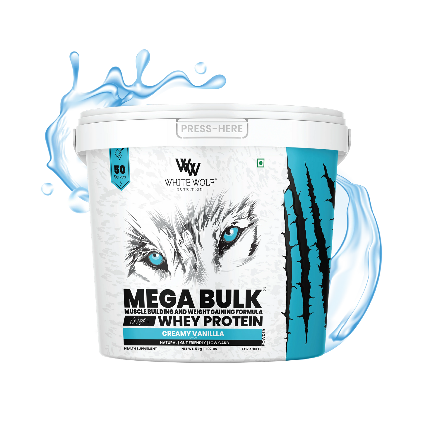Mega Bulk Mass Gainer With Whey Protein