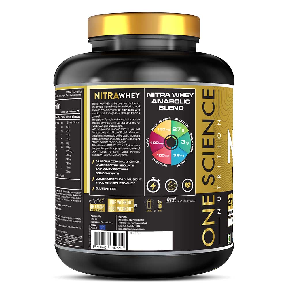 One Science Nitra Whey, 2.27 kg (5 lb)