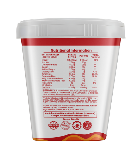 Potencia Chocolate Crunchy Peanut Butter 200g