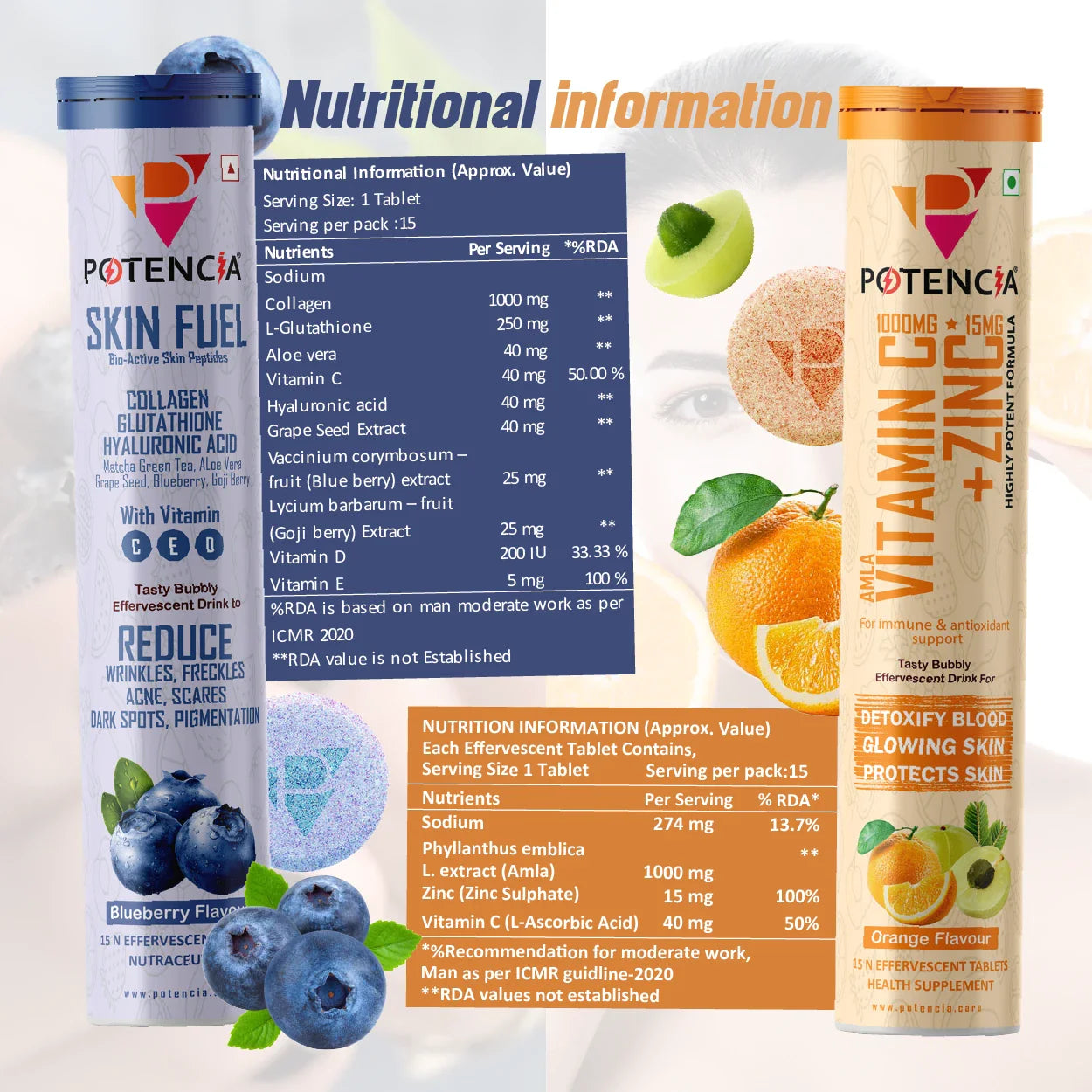 Vitamin C + Skin Fuel Combo