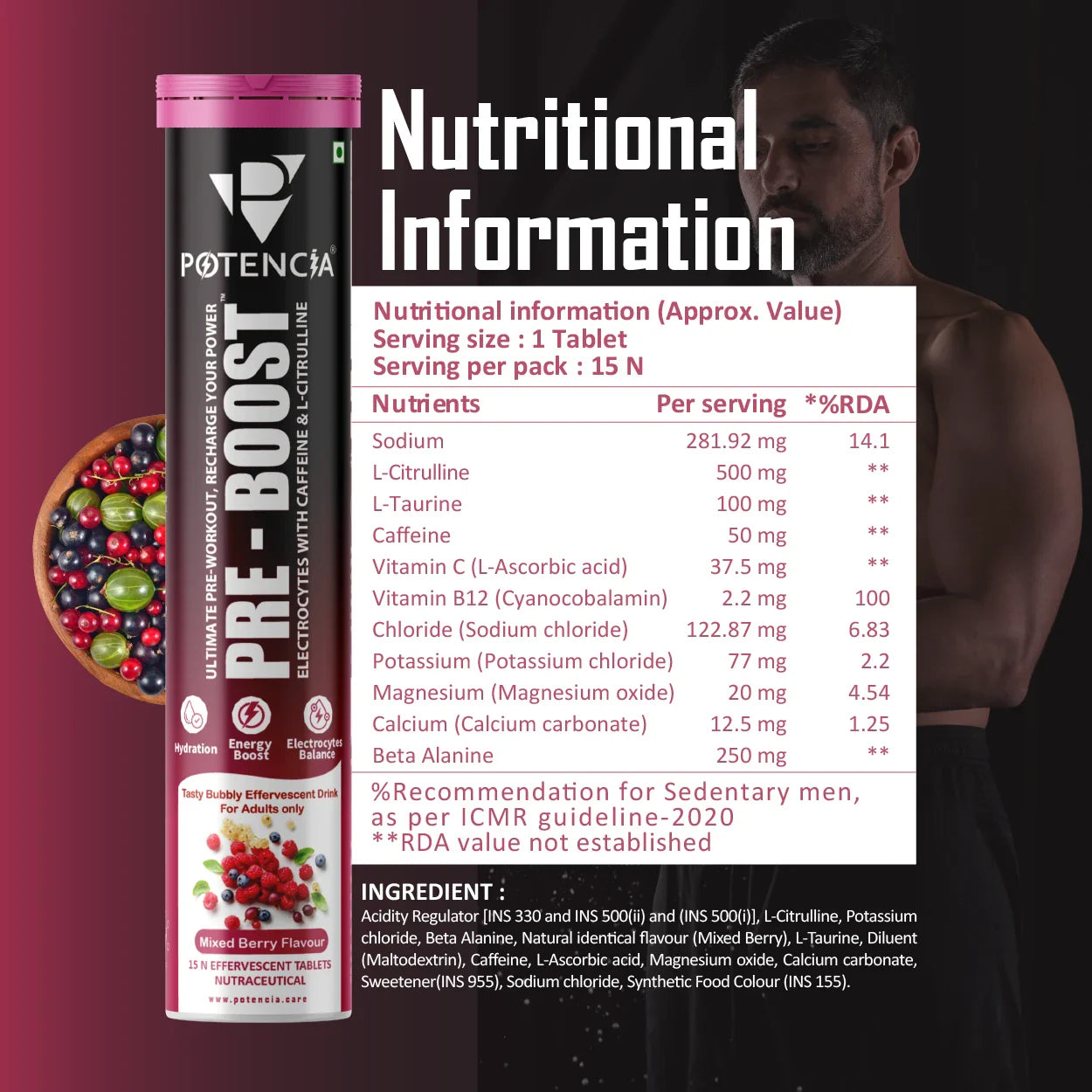 Pre-Boost Mixed Berry