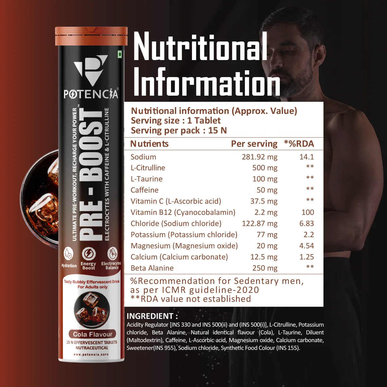Pack of 9 Pre-Boost Cola