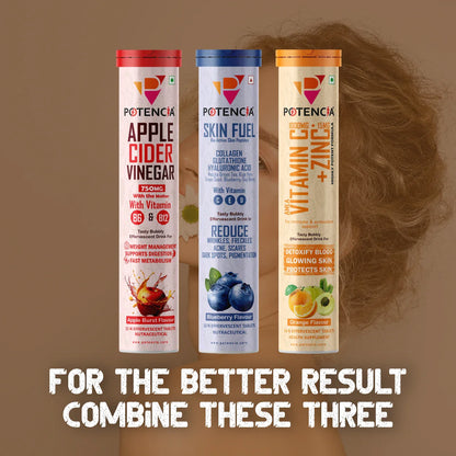 Apple Cider+Skin Fuel+Vitamin C Combo