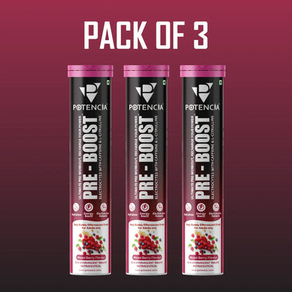 Pack of 3 Pre-Boost Mixed Berry
