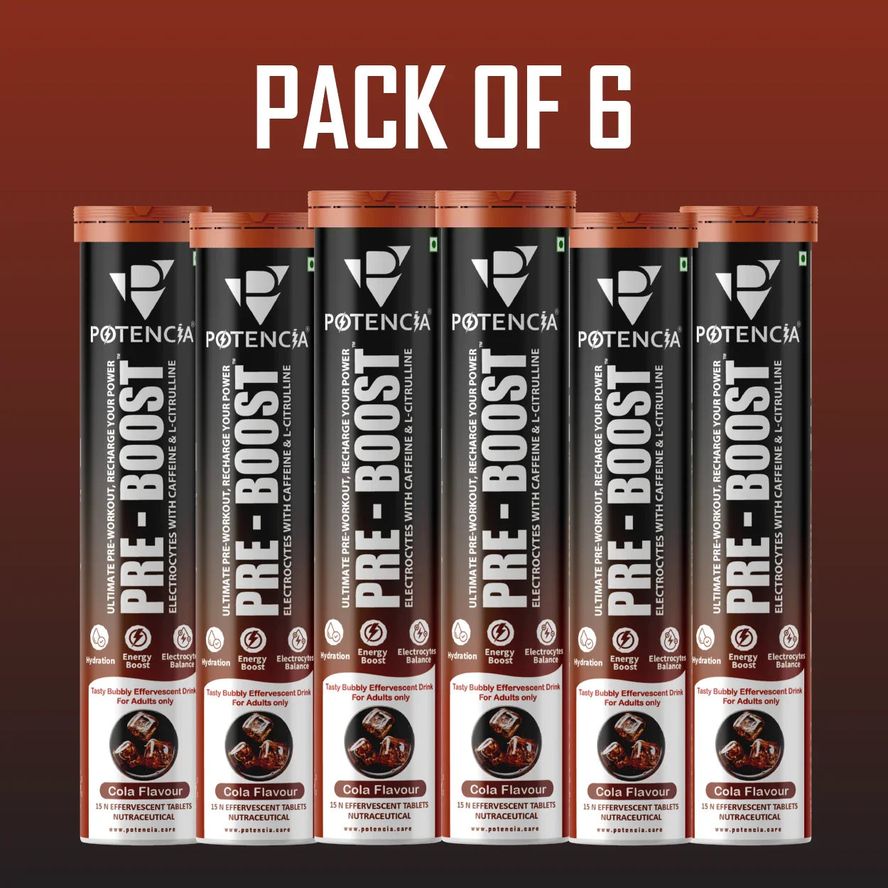 Pack of 6 Pre-Boost Cola