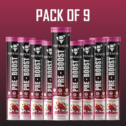 Pack of 9 Pre-Boost Mixed Berry