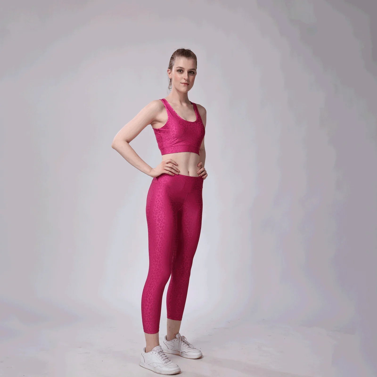Girl’s Dynamic Leopard Anti-Moisture Special Edition Sports Bra & Tighty