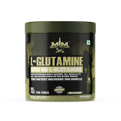 L-Glutamine 5000 mg | 100% Pure, No Additives, No Preservatives | 5g/Serve | 50 Servings