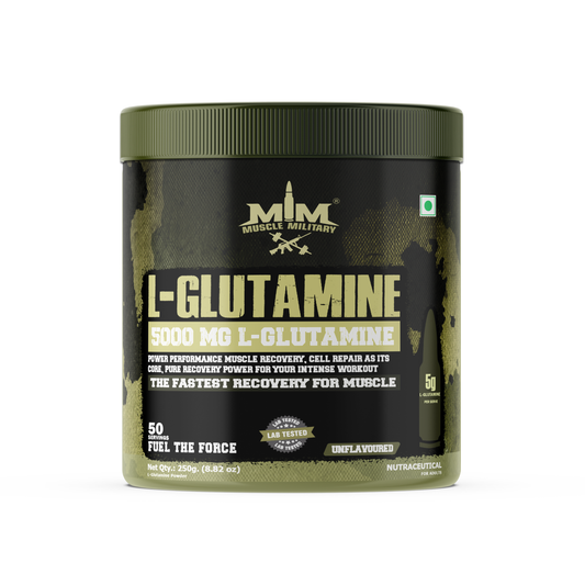 L-Glutamine 5000 mg | 100% Pure, No Additives, No Preservatives | 5g/Serve | 50 Servings