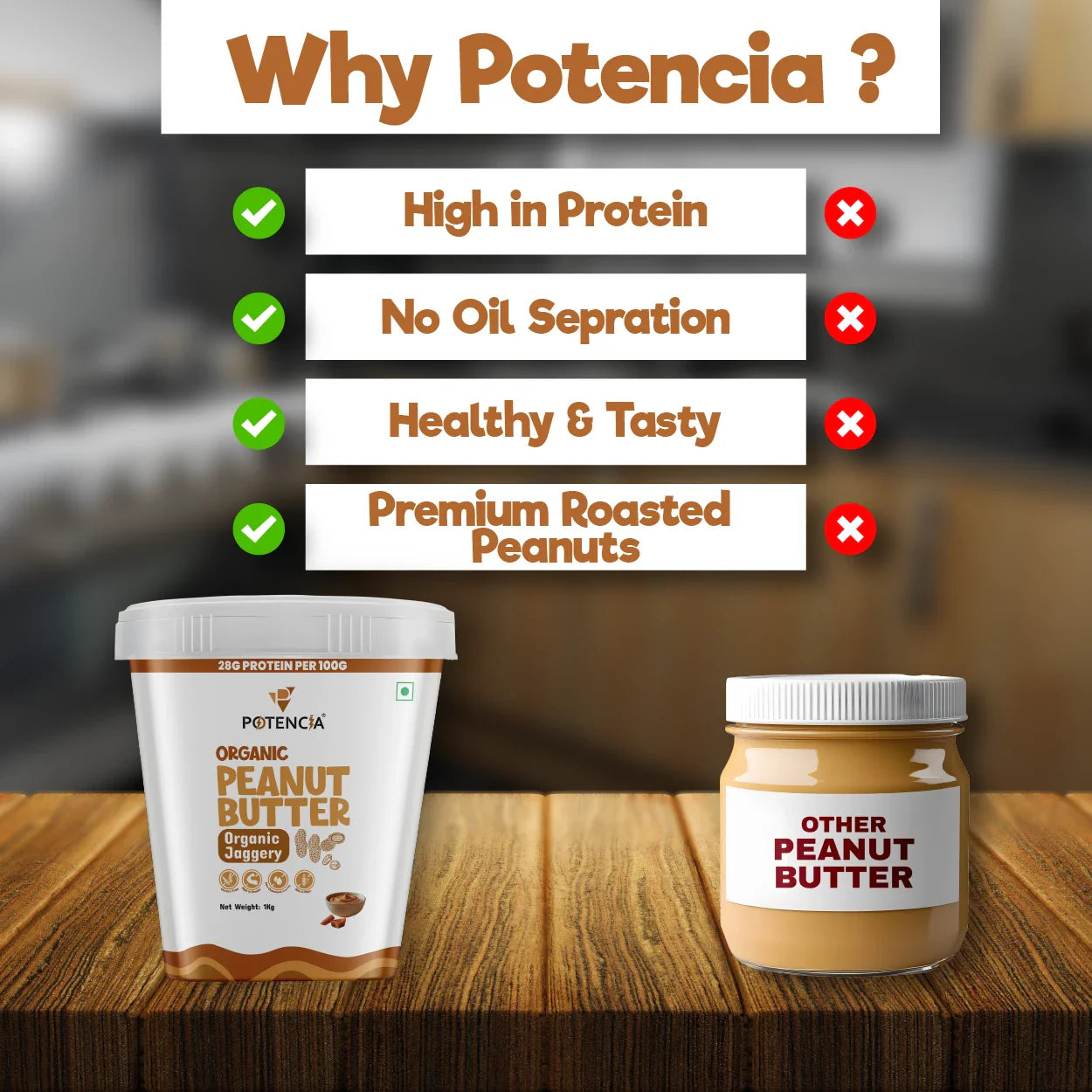 Organic Peanut Butter with Organic Jaggery 1 kg