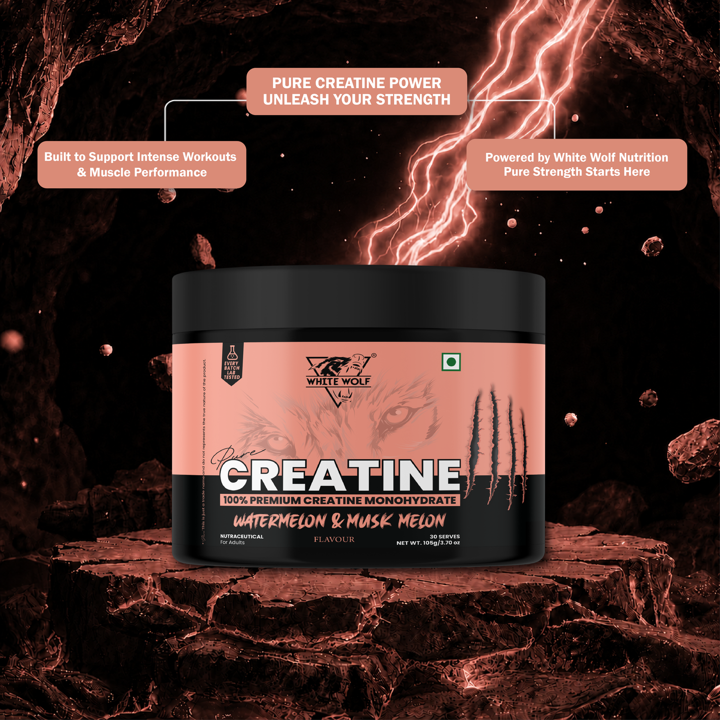Pure Range Creatine Monohydrate Flavoured