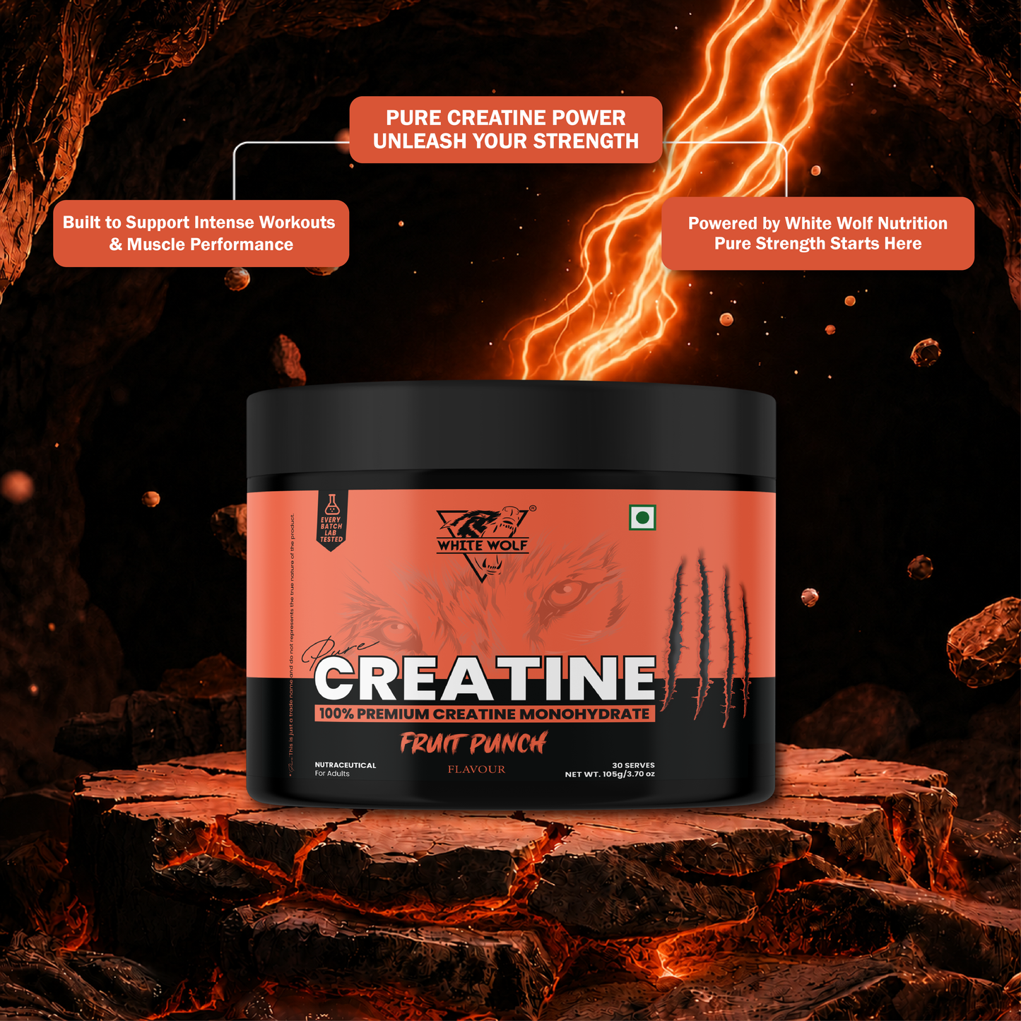 Pure Range Creatine Monohydrate Flavoured