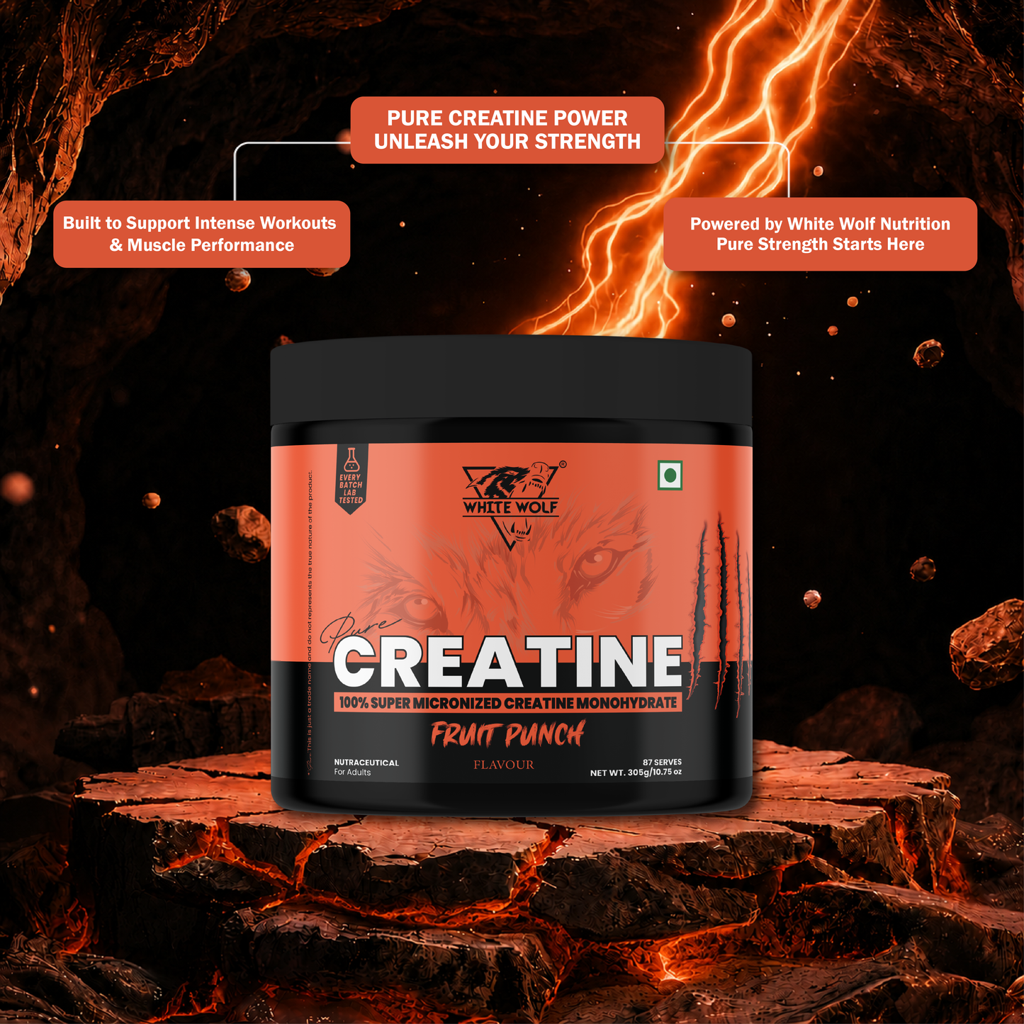 Pure Range Creatine Monohydrate Flavoured