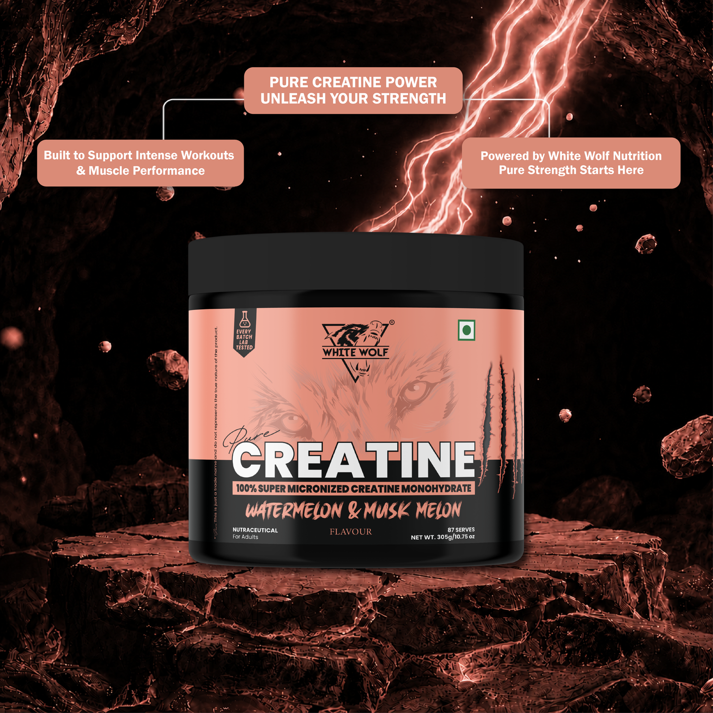 Pure Range Creatine Monohydrate Flavoured