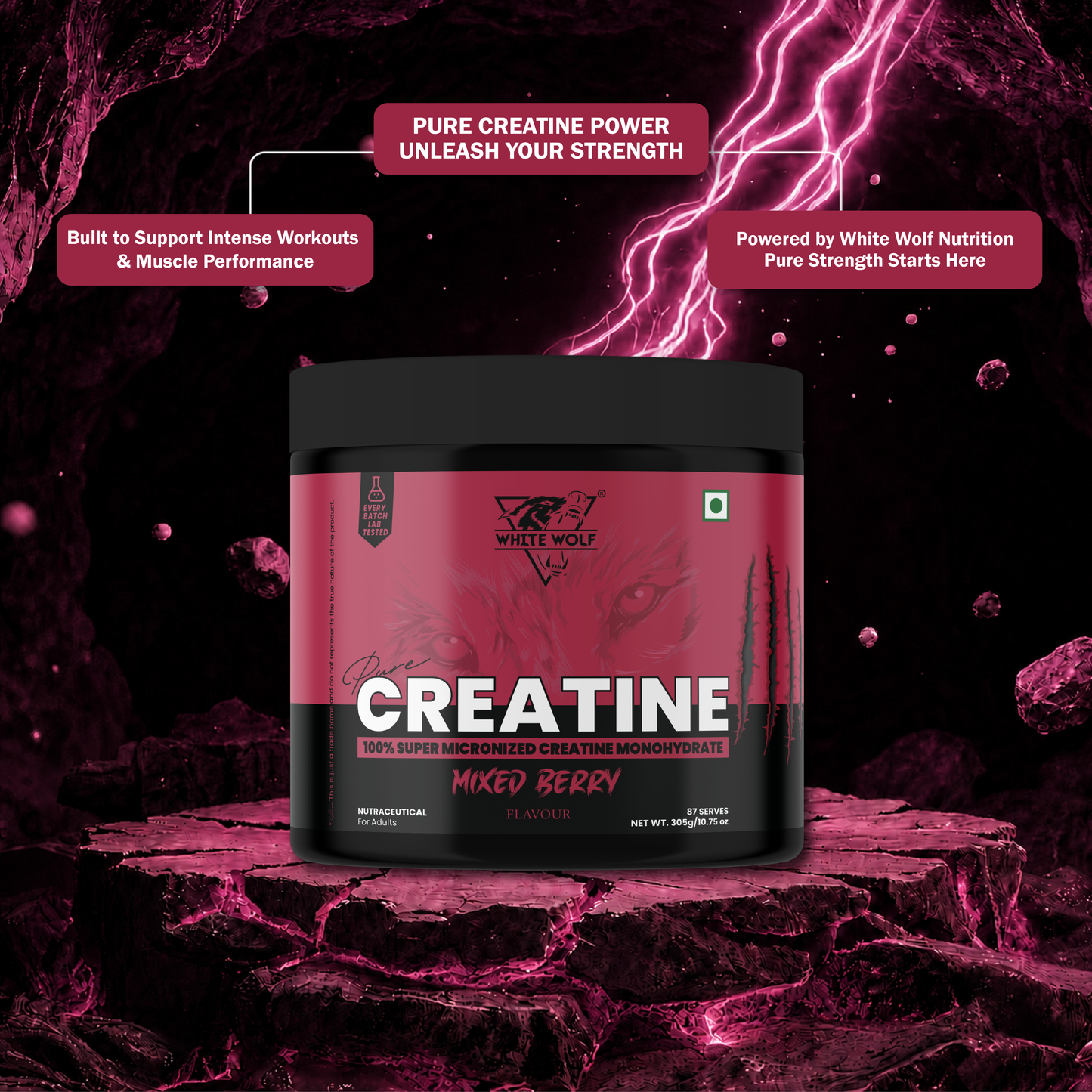 Pure Range Creatine Monohydrate Flavoured