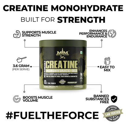 Creatine Monohydrate + HCL