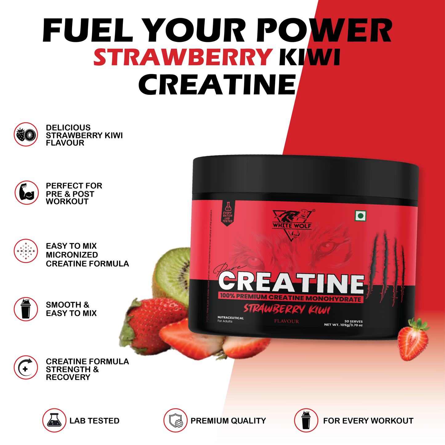 Pure Range Creatine Monohydrate Flavoured