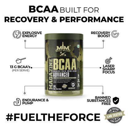 Magazine BCAA (Intra Workout Catalyst) | 13g/Serve | 30 Servings