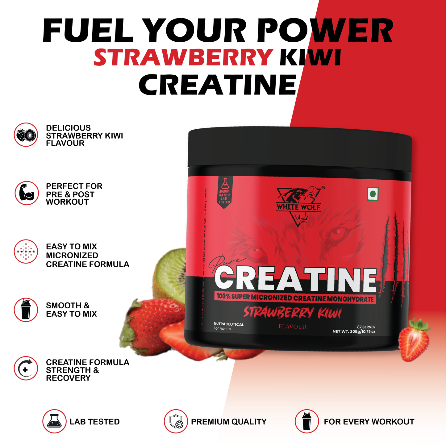 Pure Range Creatine Monohydrate Flavoured