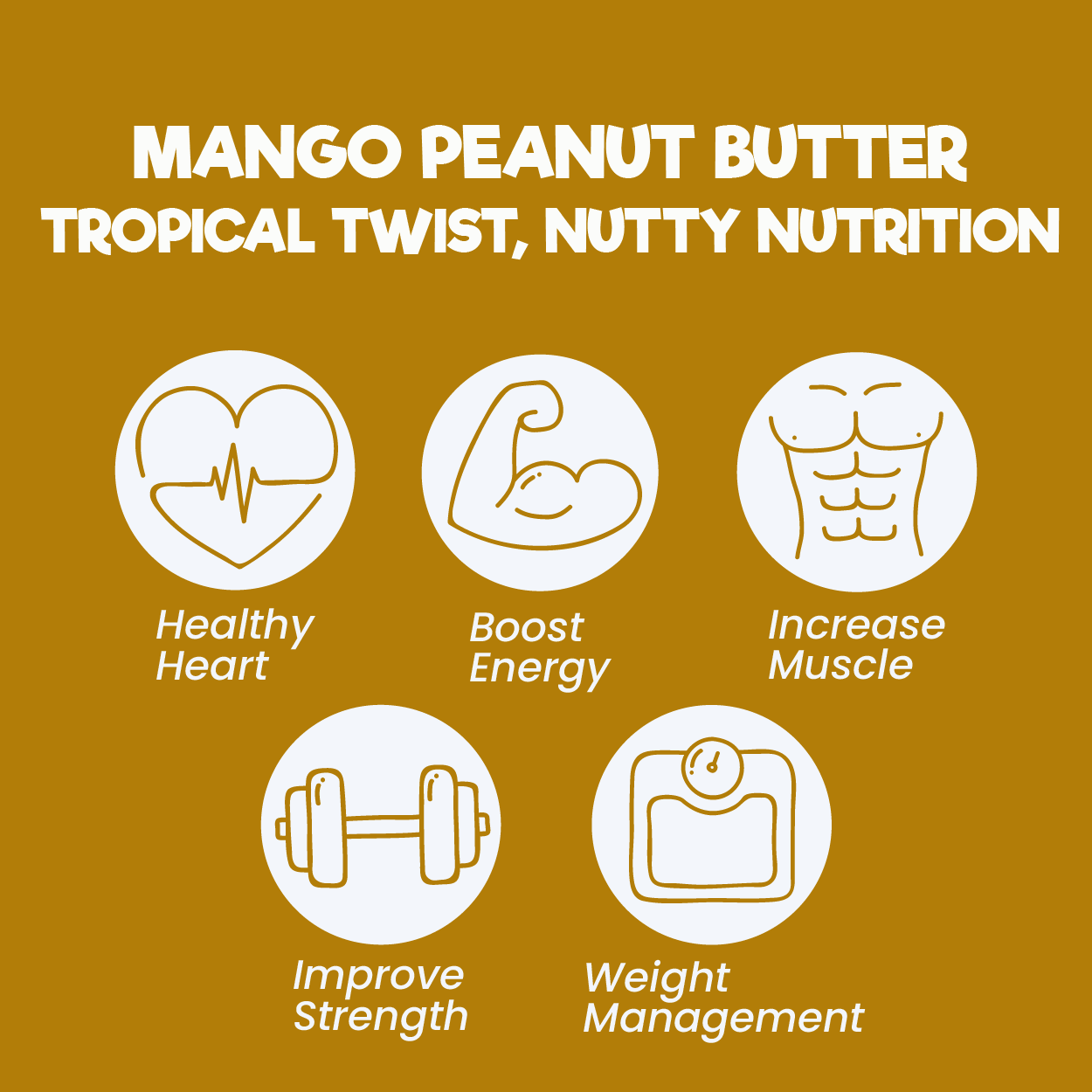 Peanut Butter Mango with Mixed Seeds 1kg