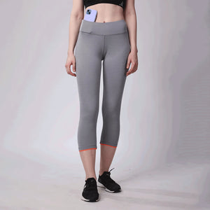 Light Grey With Fluorescent Red
