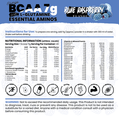 BCAA 7 g with L-Glutamine (1 g) & Electrolytes