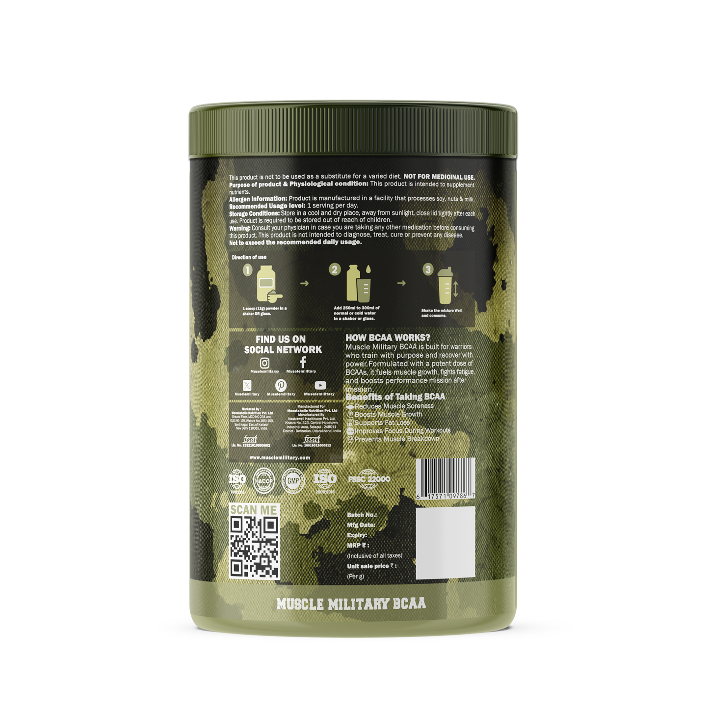 Magazine BCAA (Intra Workout Catalyst) | 13g/Serve | 30 Servings