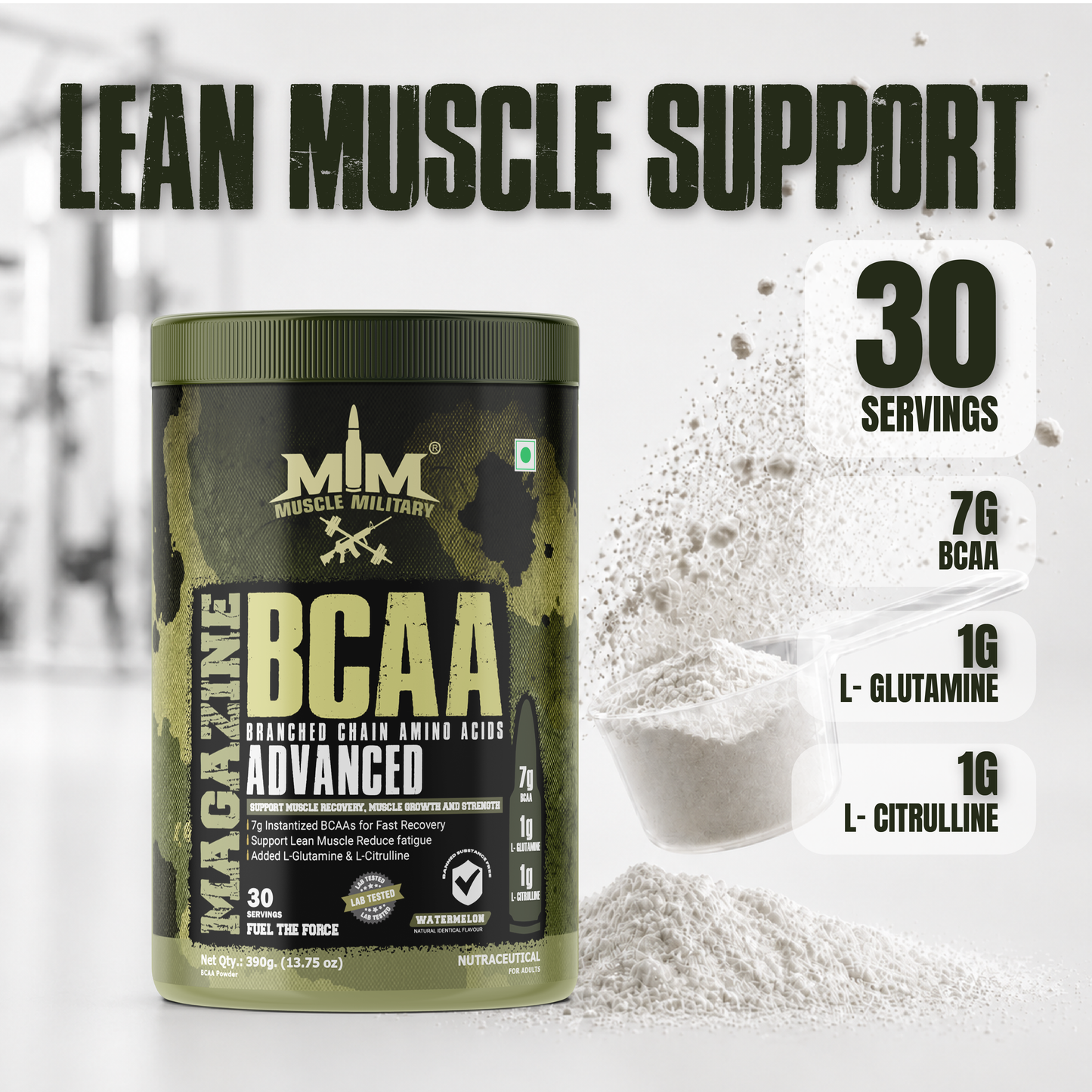 Magazine BCAA (Intra Workout Catalyst) | 13g/Serve | 30 Servings
