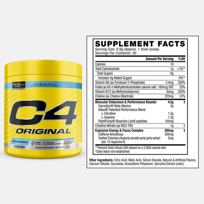C4 Original Pre-Workout | Icy Blue Razz