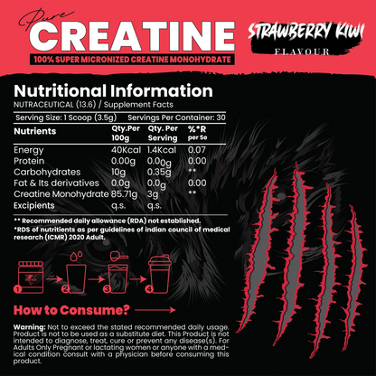 Pure Range Creatine Monohydrate Flavoured