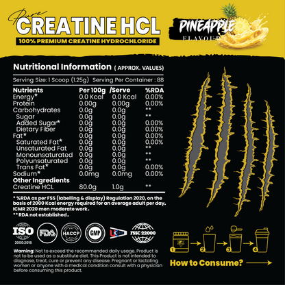 Pure Range Creatine HCL Hydrochloride