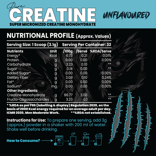 Pure Range Creatine Monohydrate