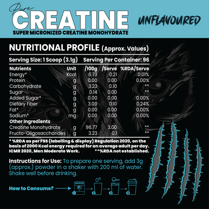 Pure Range Creatine Monohydrate