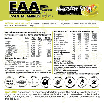 Essential Aminos (EAA) with MyHMB®