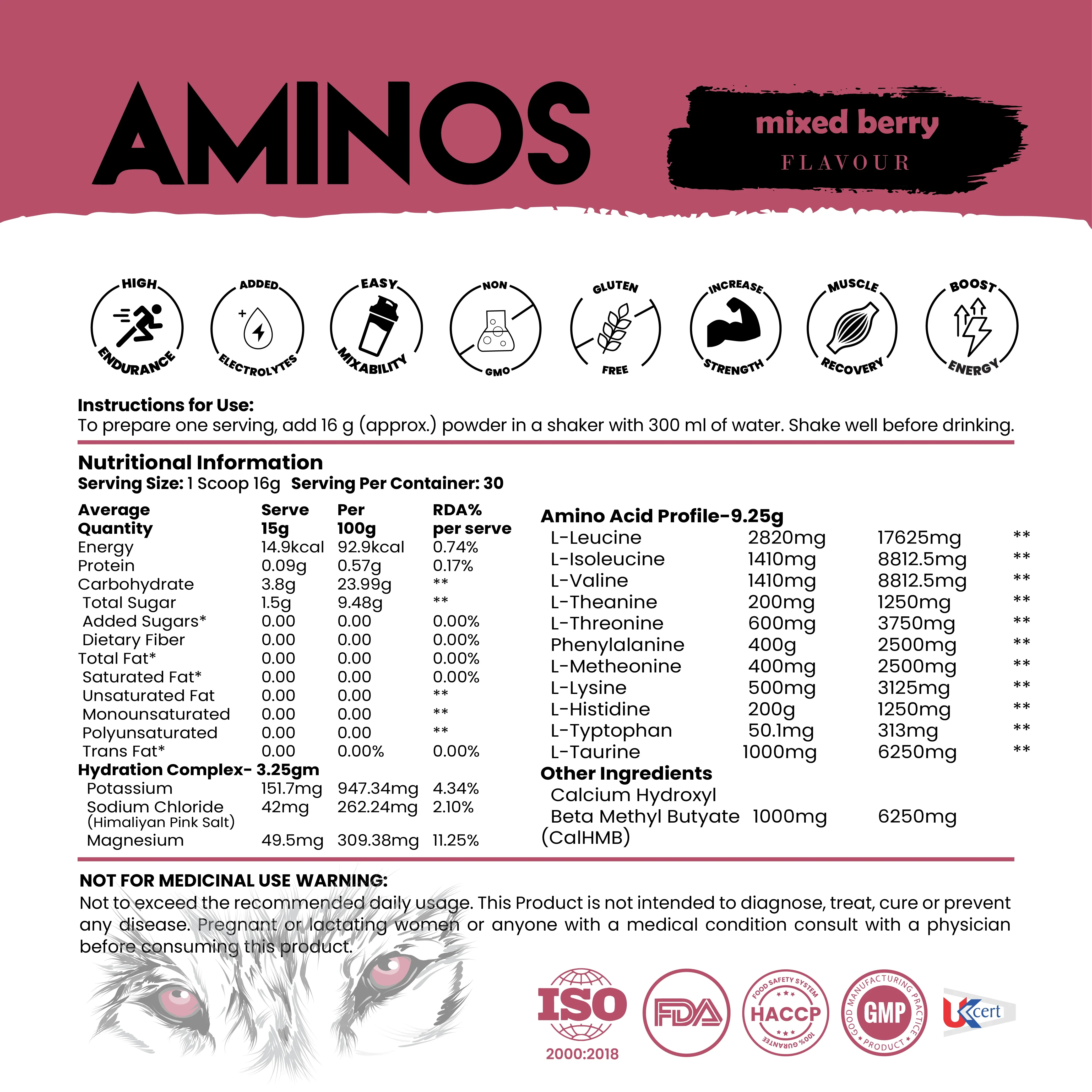 Essential Aminos EAA