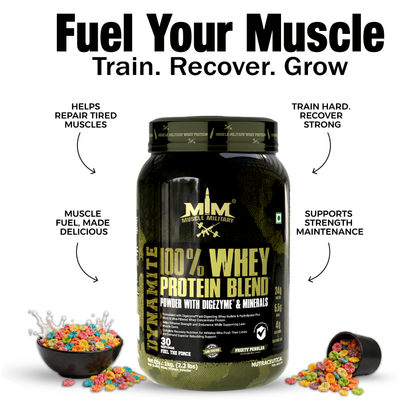Dynamite 100% Whey Protein | Bcaa + Glutamine