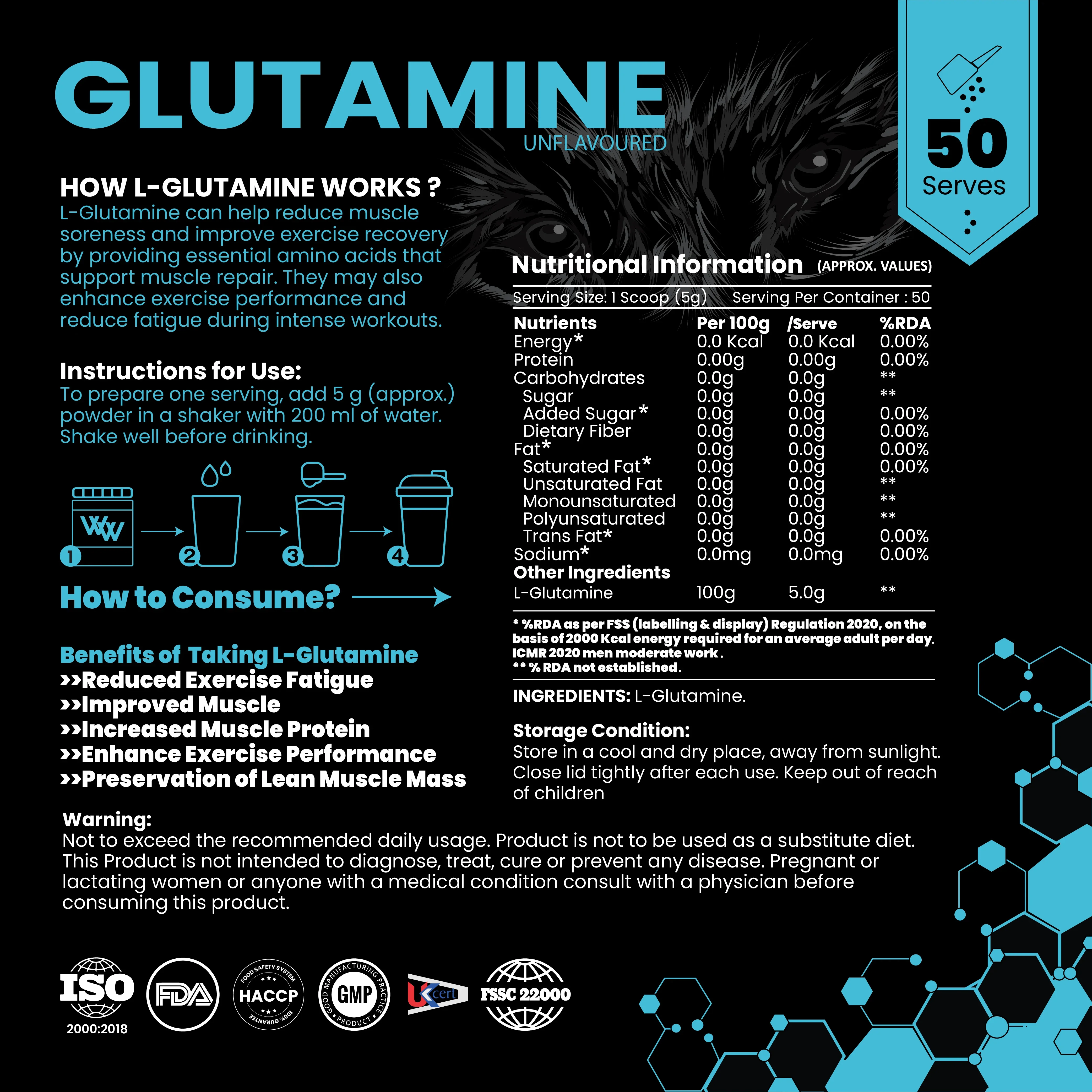Pure Glutamine