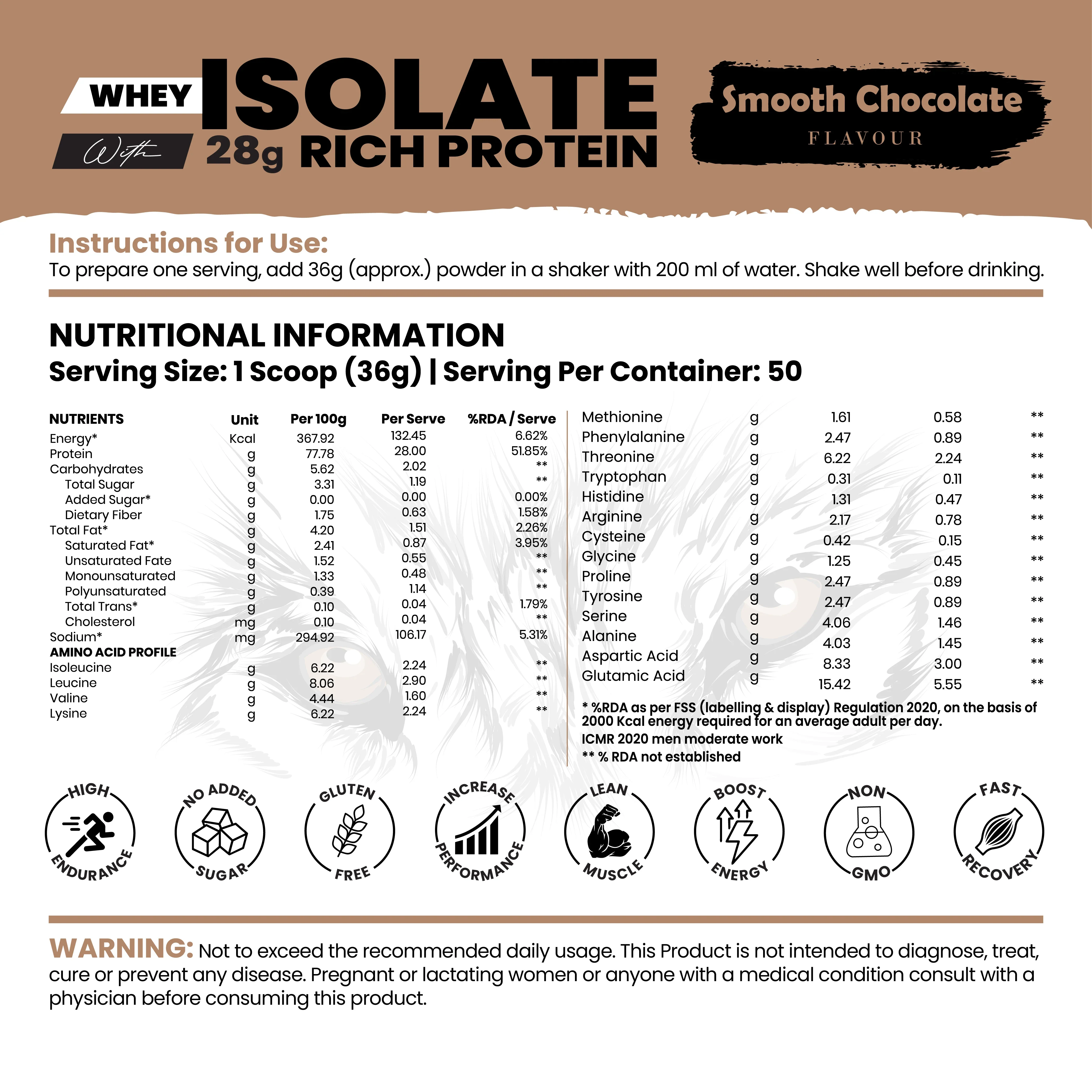 Whey Isolate With 28g Whey Protein