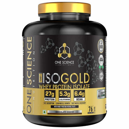 One Science 100% Iso Gold Whey Protein Isolate, 2.27 kg (5 lb)