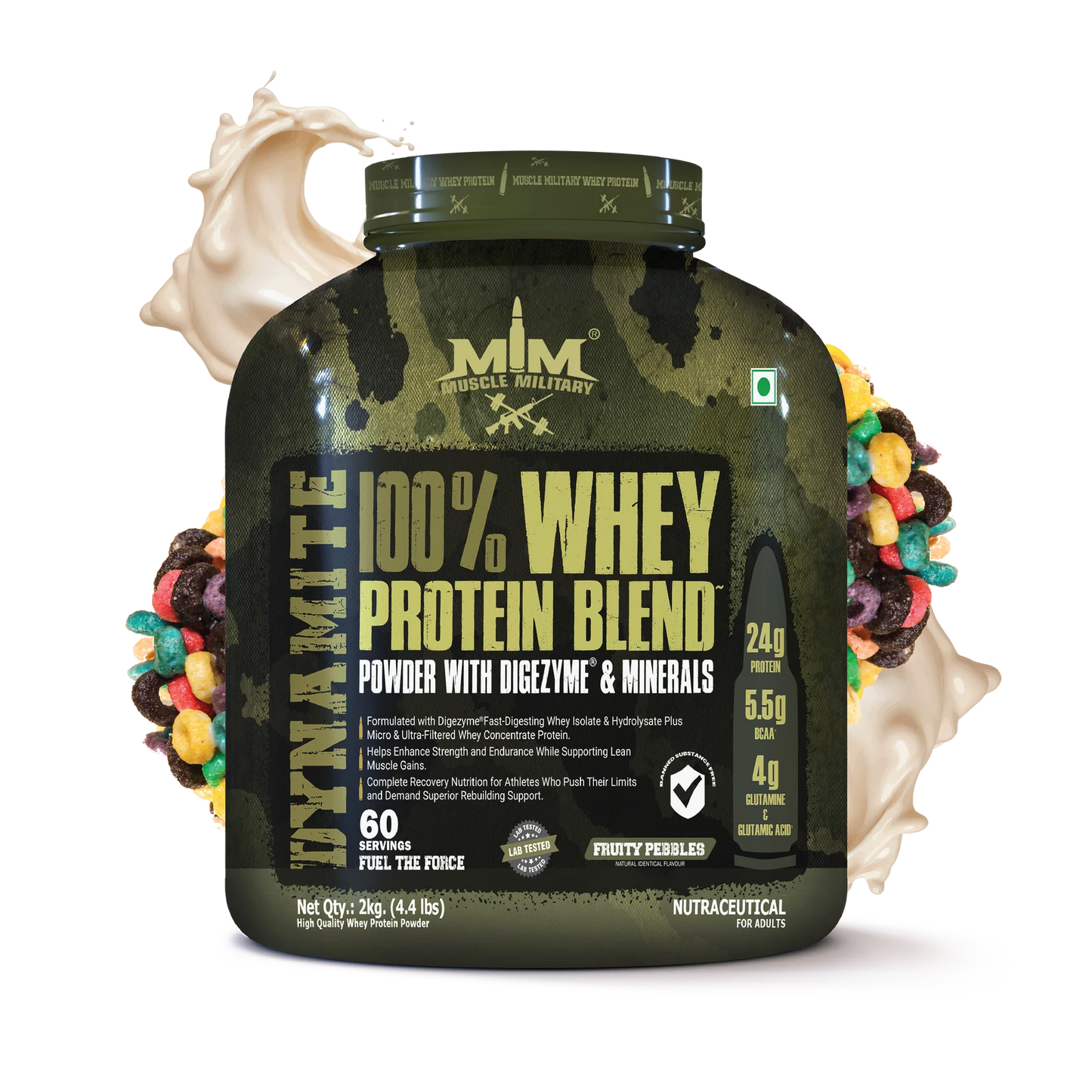 Dynamite 100% Whey Protein | Bcaa + Glutamine