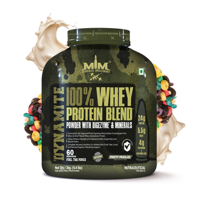 Dynamite 100% Whey Protein | Bcaa + Glutamine