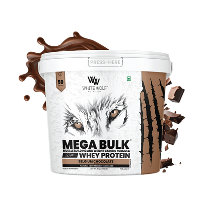 Mega Bulk Mass Gainer With  Whey Protein