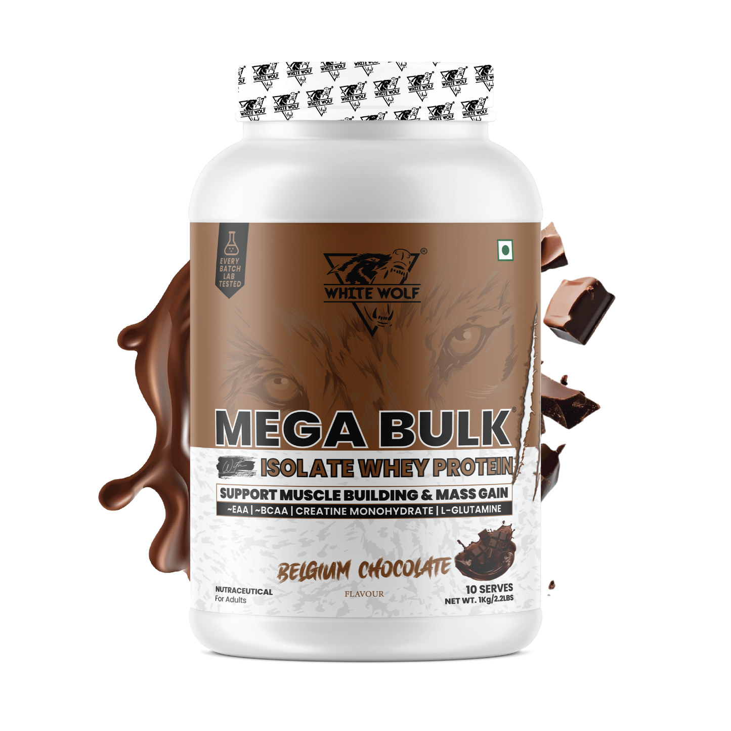 Mega Bulk Mass Gainer With  Whey Protein